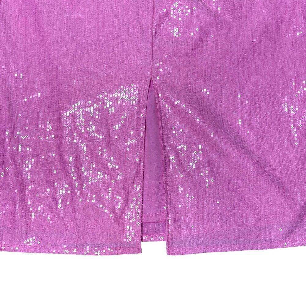St. John's Bay Pink Bloom Sequin Skirt New With Tags Size 2X - Picture 4 of 10